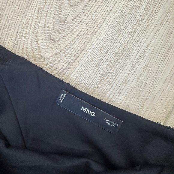 Mango Black One-Shoulder Blouse - Picture 2 of 2